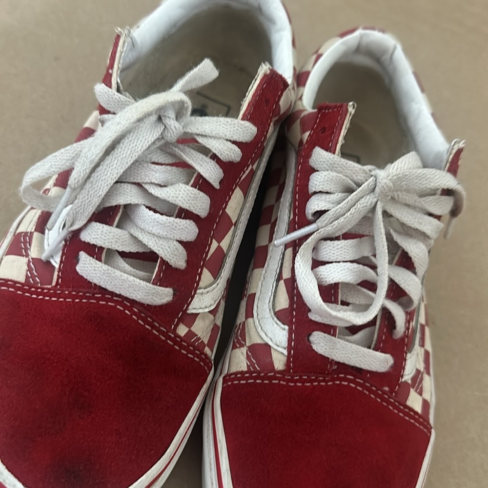 Vans SK8-Low Checkered Red - Picture 13 of 13